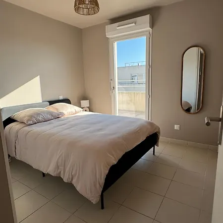 De Standing, Ouest De Montpellier, Grand Roof Top, Parking Inclus 朱维那科